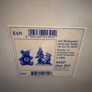 Hummel Wonder of Christmas with Steiff Teddy Bear